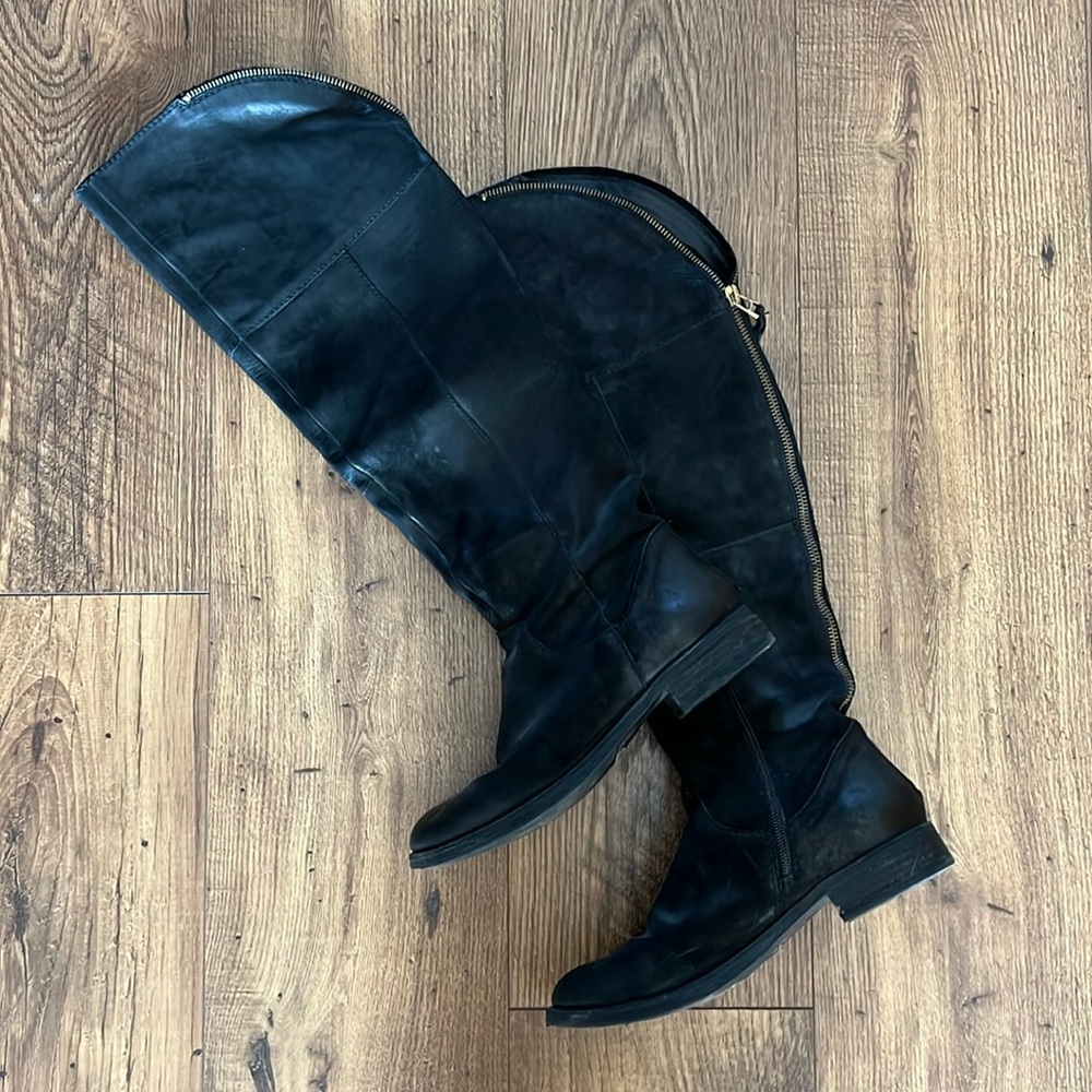 Steve Madden over the knee suede boots